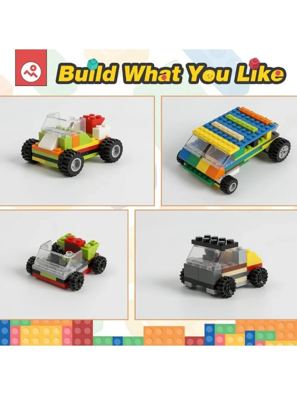 450pcs Wheels & Axles Set for Classic Brick Toys - Perfect for Creative Builds!